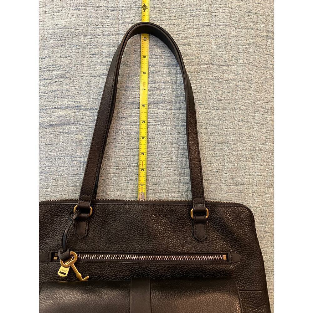 Fossil Kinley Tote Black pebbled leather. Excellent condition. - Picture 7 of 9